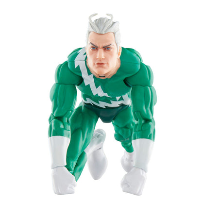 Figura articulada de Quicksilver Marvel con traje verde y detalles blancos - 8