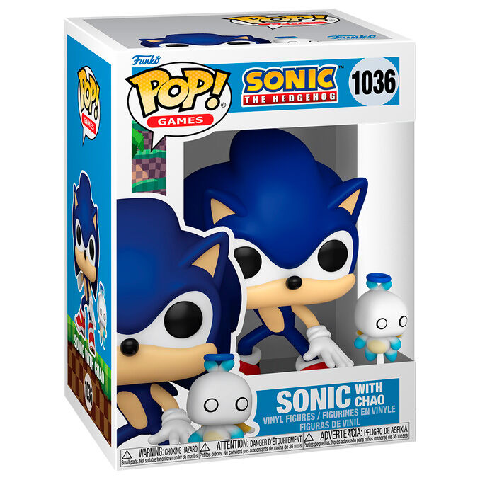 Figura Funko POP! de Sonic con Chao - 2