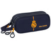 Portatodo triple Real Madrid SAFTA azul marino con tres compartimentos