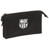 Portatodo triple negro FC Barcelona SAFTA con tres compartimentos