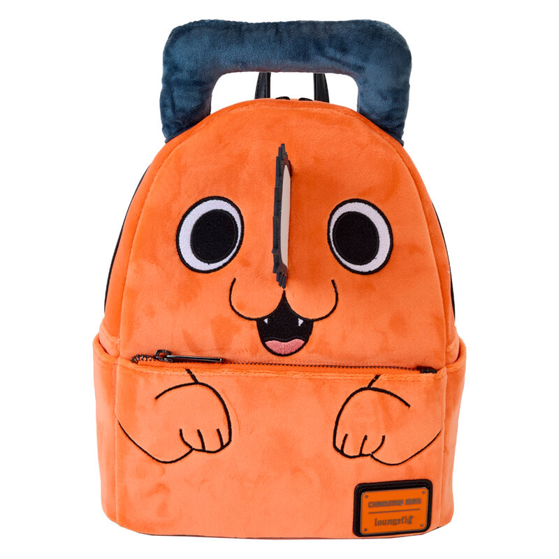 Mochila Loungefly de Pochita de Chainsaw Man en color naranja