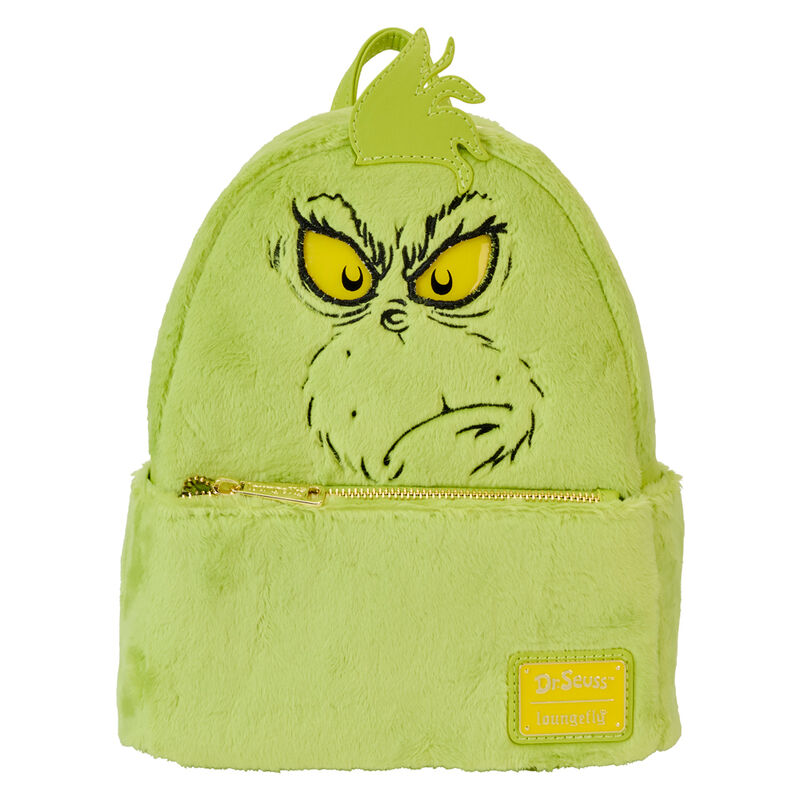 Mochila verde Loungefly con rostro del Grinch - 2