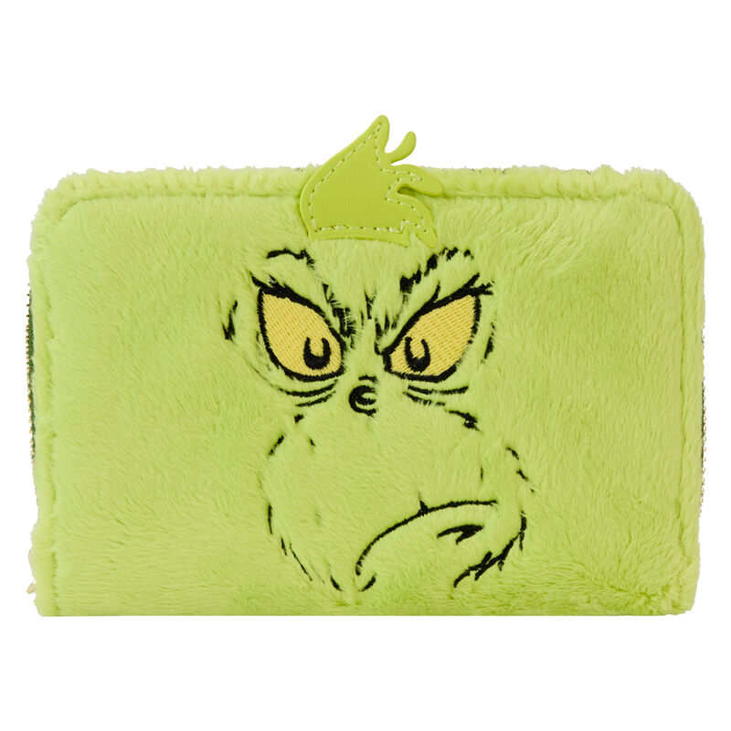 Cartera verde Loungefly de El Grinch con cremallera - 2