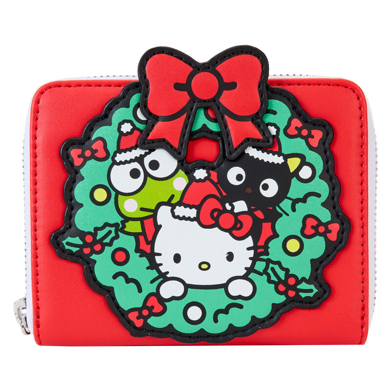 Cartera navideña roja de Hello Kitty Sanrio Loungefly