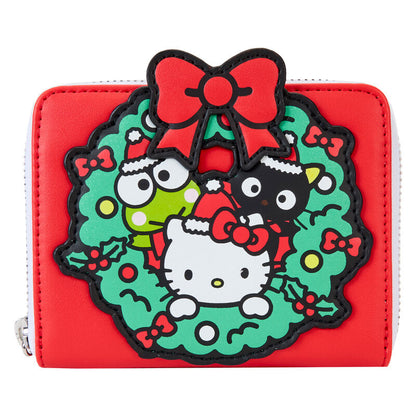 Cartera navideña roja de Hello Kitty Sanrio Loungefly