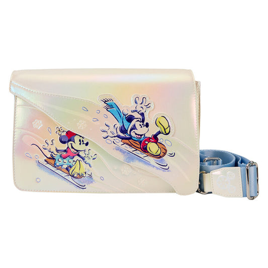 Bandolera Disney Loungefly Winter Wonderland con Mickey y sus amigos - 2