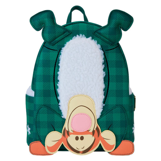 Mochila Loungefly de Tigger Disney con diseño verde de cuadros