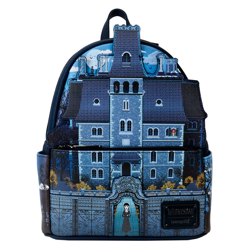 Mochila Loungefly de Nevermore Academy con Miércoles