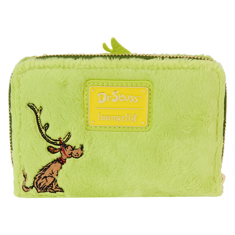 Cartera verde Loungefly de El Grinch con cremallera - 3