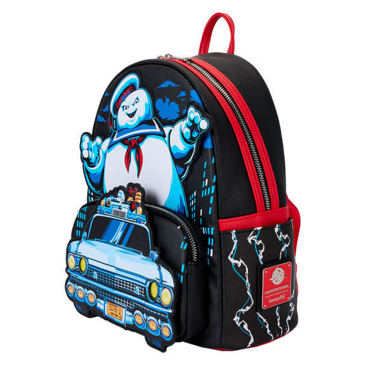 Mochila Loungefly de Cazafantasmas con Stay Puft y Ecto-1 - 2