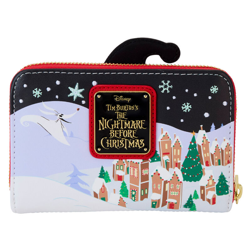 Cartera Loungefly de Pesadilla antes de Navidad con Jack y Sally en Christmas Town - 2