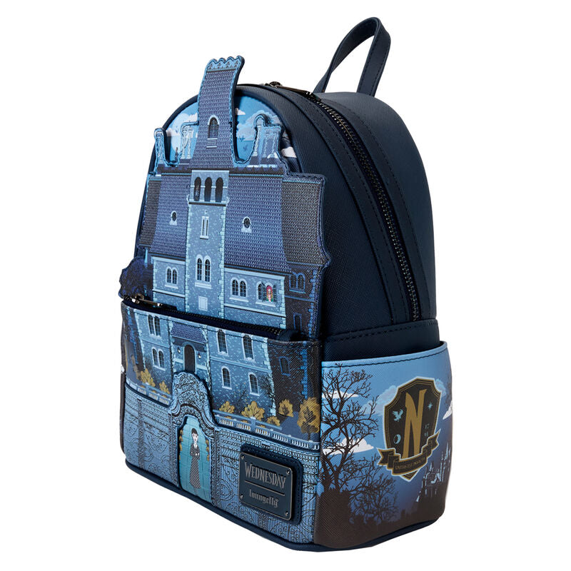 Mochila Loungefly de Nevermore Academy con Miércoles - 2