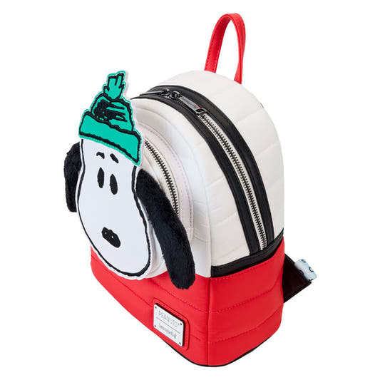 Mochila Holiday Loungefly de Snoopy en rojo y blanco - 3