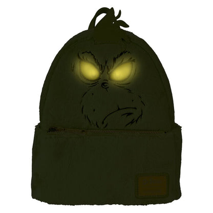 Mochila verde Loungefly con rostro del Grinch - 3
