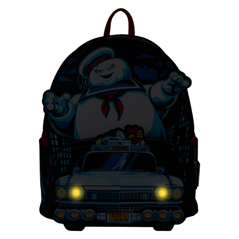 Mochila Loungefly de Cazafantasmas con Stay Puft y Ecto-1 - 3