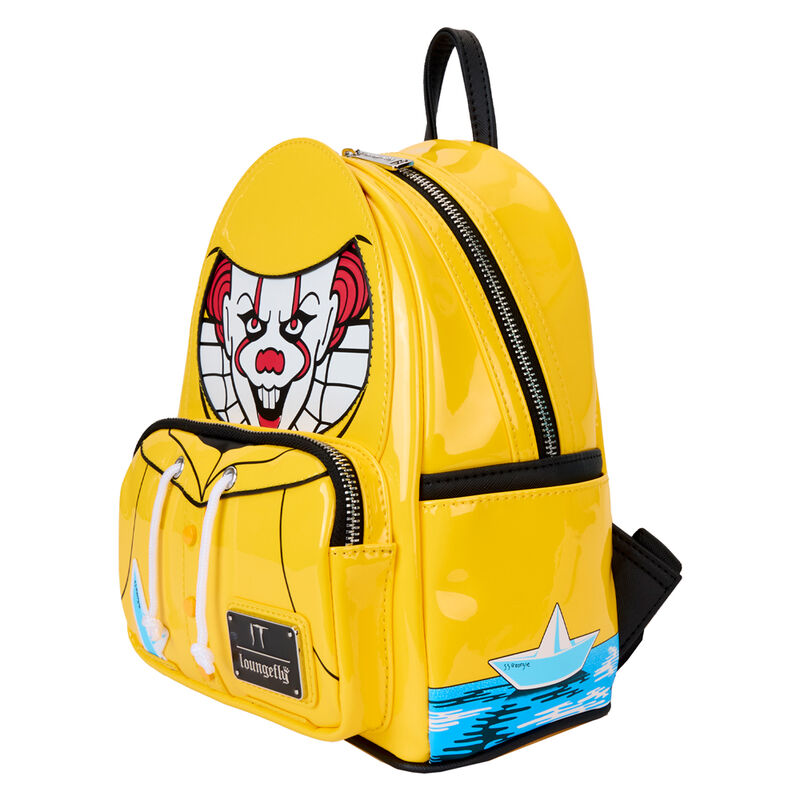 Mochila amarilla LOUNGEFLY de IT con el rostro de Pennywise - 3