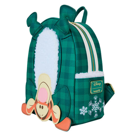 Mochila Loungefly de Tigger Disney con diseño verde de cuadros - 3