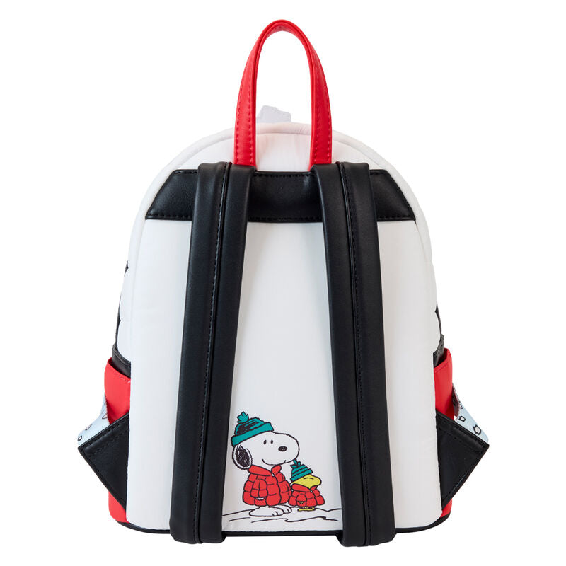 Mochila Holiday Loungefly de Snoopy en rojo y blanco - 4