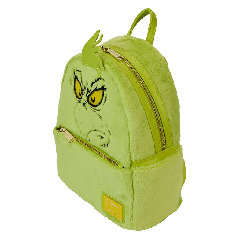 Mochila verde Loungefly con rostro del Grinch - 4
