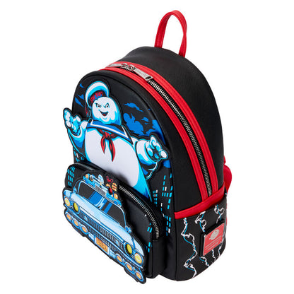 Mochila Loungefly de Cazafantasmas con Stay Puft y Ecto-1 - 4
