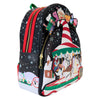 Mochila Loungefly de Pesadilla Antes de Navidad con escena de Christmas Town