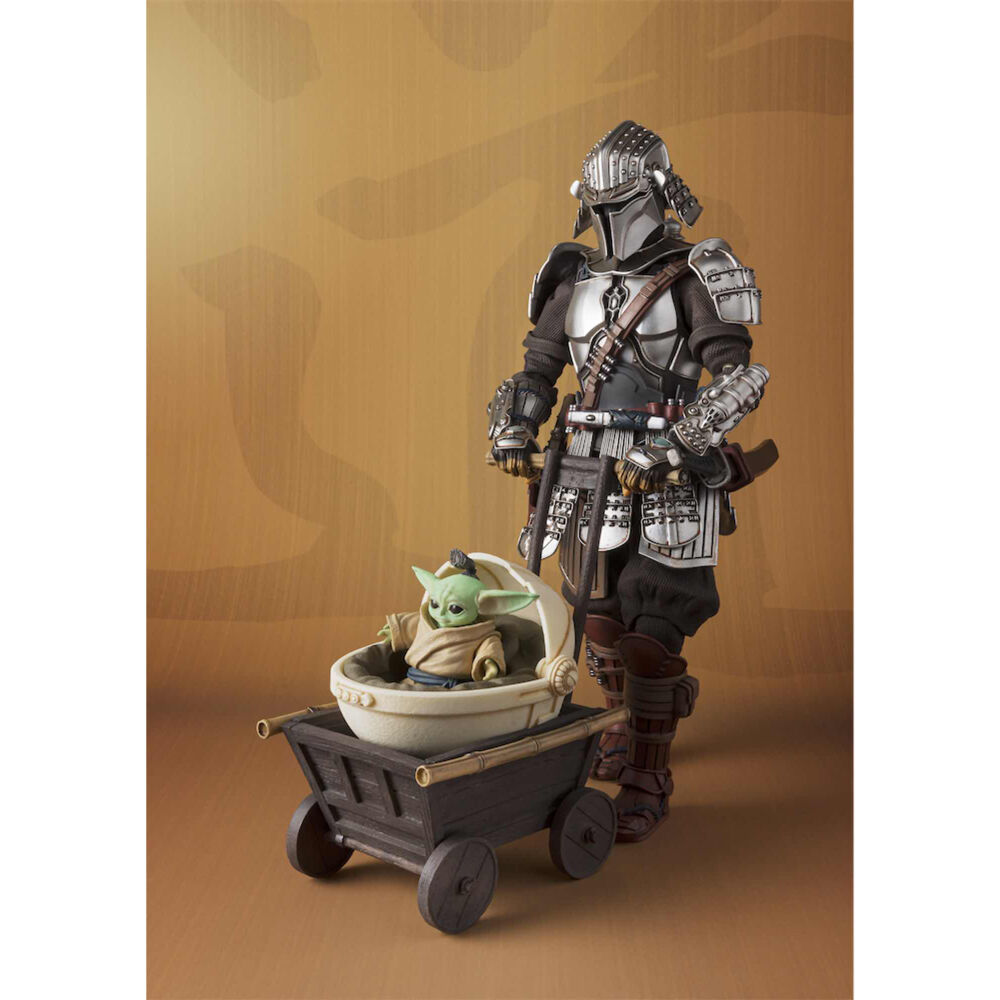 Figura Ronin Mandalorian con armadura Beskar y Grogu - 4