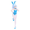 Figura de Asahi Amagami con atuendo de conejita azul y blanca