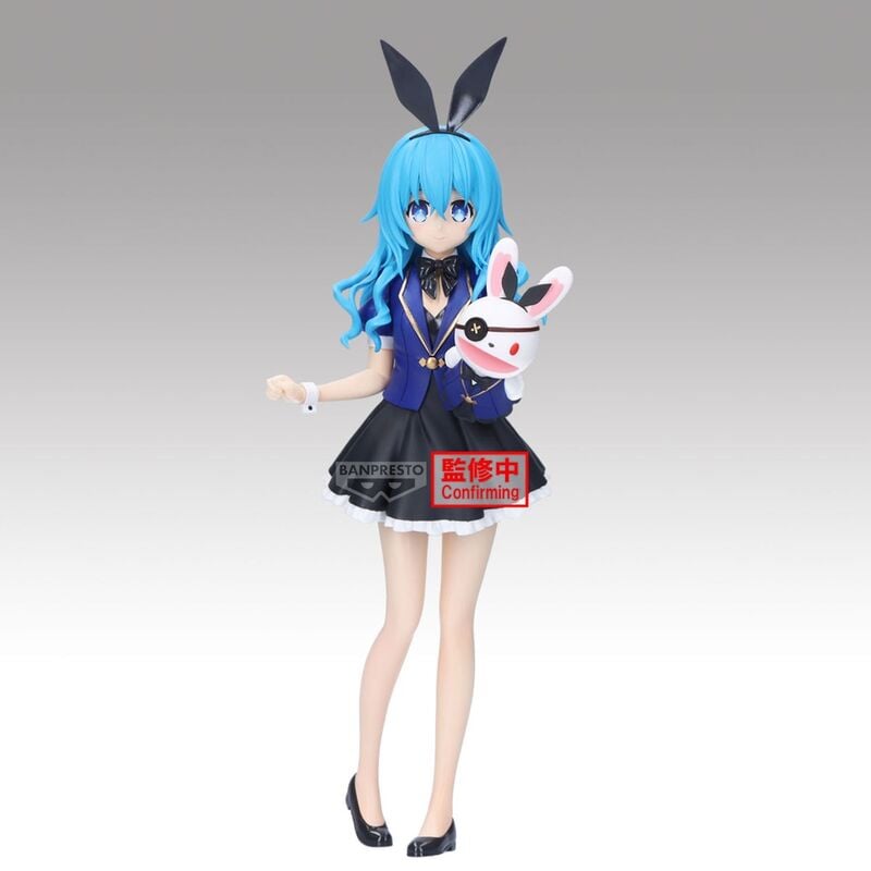 Figura de Yoshino de Date a Live con cabello azul y orejas negras - 2