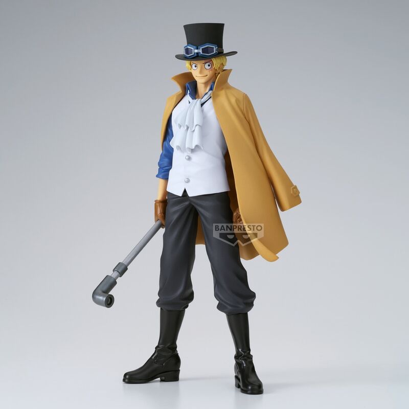 Figura de Sabo de One Piece con sombrero de copa y abrigo beige - 2