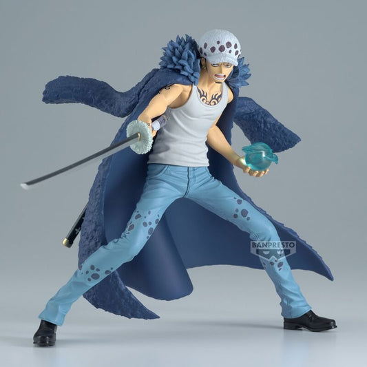 Figura de Trafalgar Law Battle Record II de One Piece con sable y abrigo azul - 2