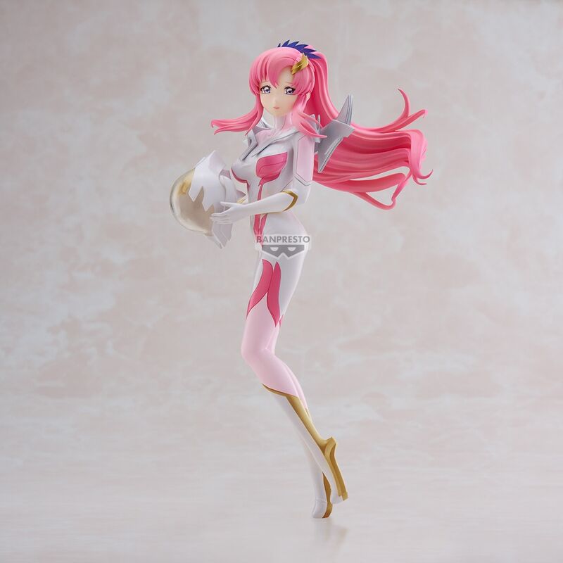 Figura de Lacus Clyne de Mobile Suit Gundam con cabello rosa - 3