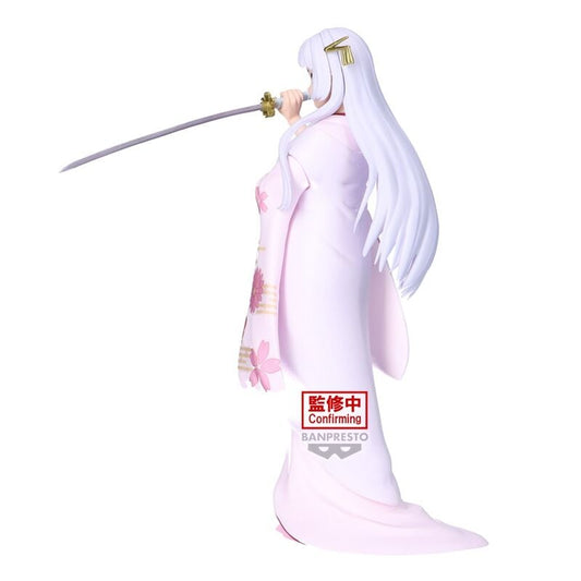 Figura de Akane Kurokawa de Oshi no Ko con kimono floral y espada - 2