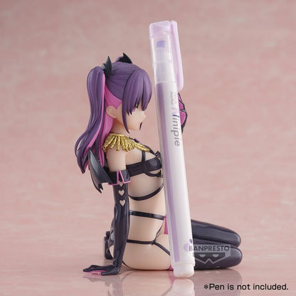 Figura de Miriella de 2.5 Dimensional Seduction, con cabello morado y alas oscuras - 3