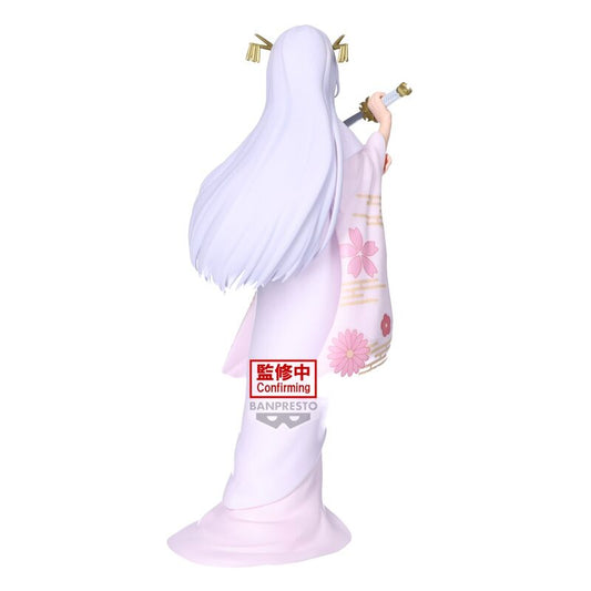 Figura de Akane Kurokawa de Oshi no Ko con kimono floral y espada - 3
