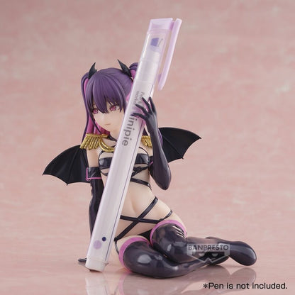Figura de Miriella de 2.5 Dimensional Seduction, con cabello morado y alas oscuras - 4