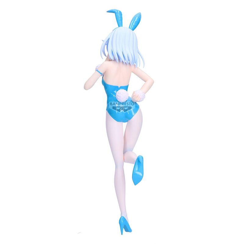 Figura de Asahi Amagami con atuendo de conejita azul y blanca - 3
