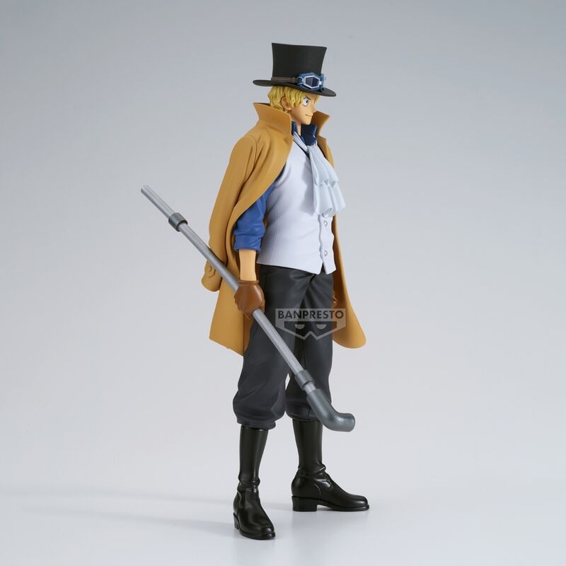 Figura de Sabo de One Piece con sombrero de copa y abrigo beige - 4