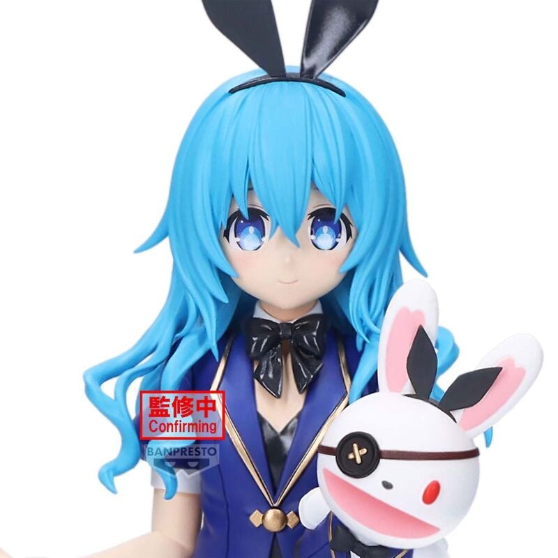 Figura de Yoshino de Date a Live con cabello azul y orejas negras - 5