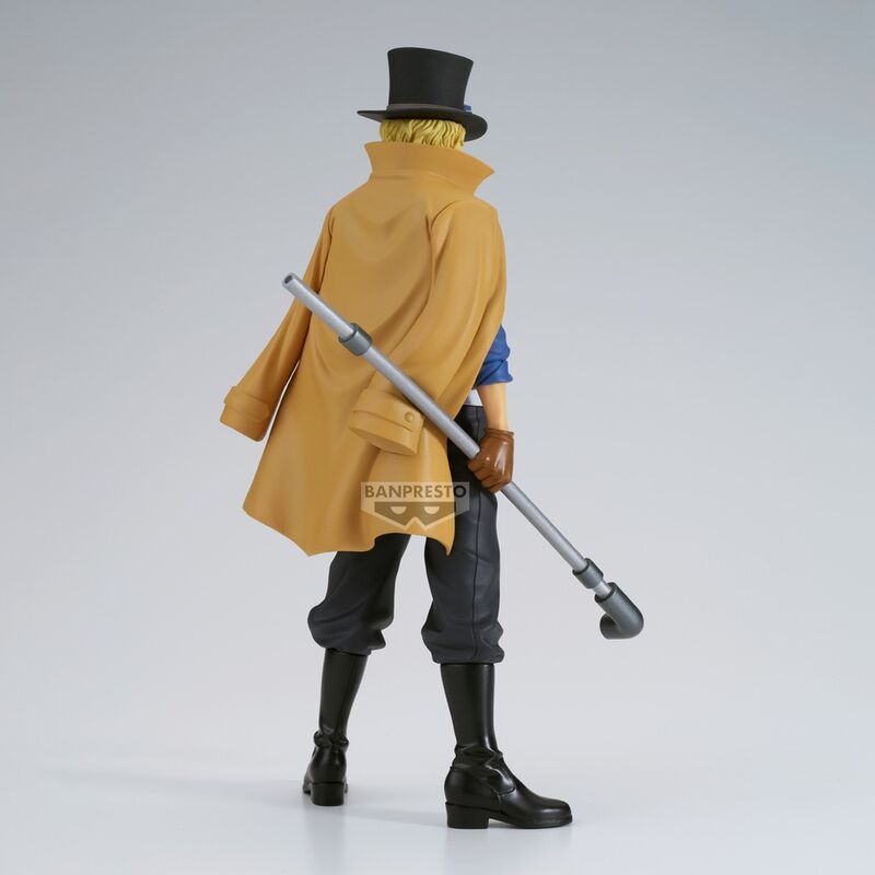 Figura de Sabo de One Piece con sombrero de copa y abrigo beige - 5