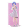 Figura Hana Suzuki Clear de Idolmaster con vestido blanco y cabello lavanda