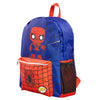 Mochila Loungefly de Spider-Man Marvel azul y roja con bolsillo frontal