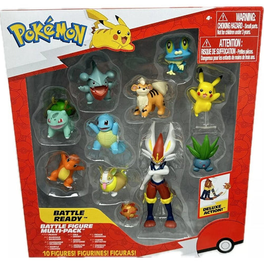 Blíster Pokémon Battle Ready con 10 figuras