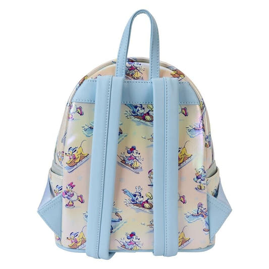 Set de mochila Loungefly Mickey and Friends con orejas blancas y lazo iridiscente - 5