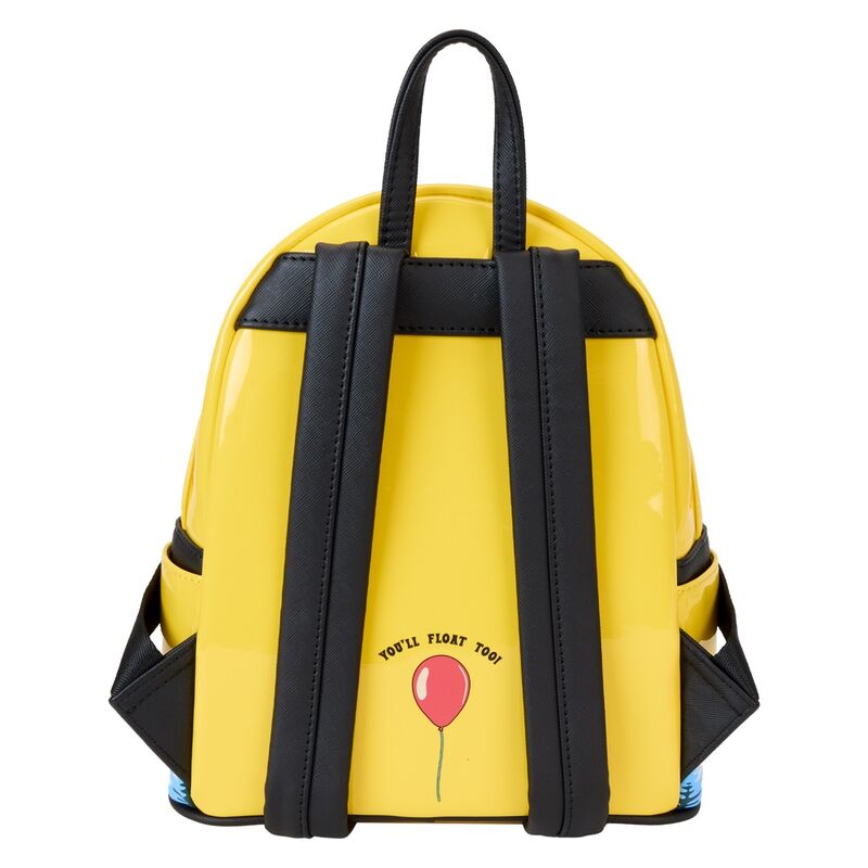 Mochila amarilla LOUNGEFLY de IT con el rostro de Pennywise - 5