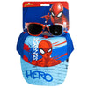 Set de gorra y gafas de sol Spider-Man Marvel en rojo y azul