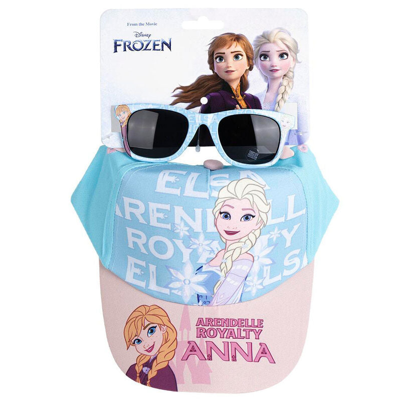 Set de gorra y gafas de sol Frozen con Elsa y Anna