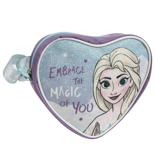 Bolso corazón Frozen Disney con ilustración de Elsa
