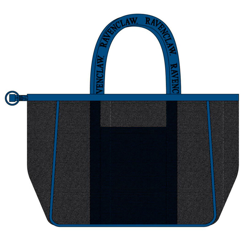 Bolsa de playa Ravenclaw Harry Potter en negro y azul - 2