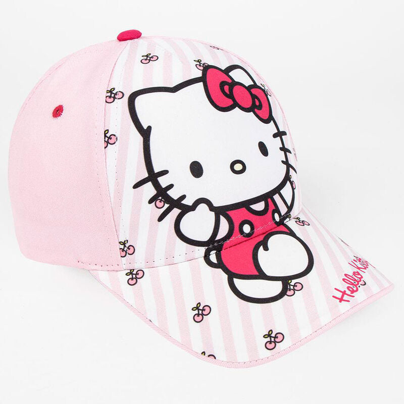 Gorras Hello Kitty surtidas en rosa y rojo con visera curvada - 2
