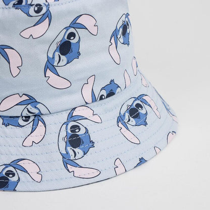 Gorro pescador azul claro con estampado de Stitch Disney - 2